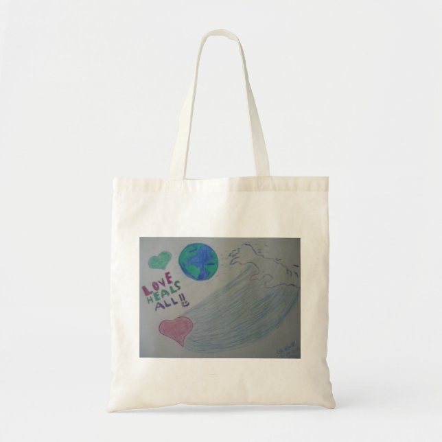 Tote O amor cura todo o bolsa (Frente)