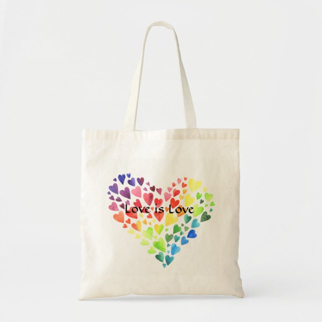 Tote O amor é o bolsa do orçamento do amor (Frente)