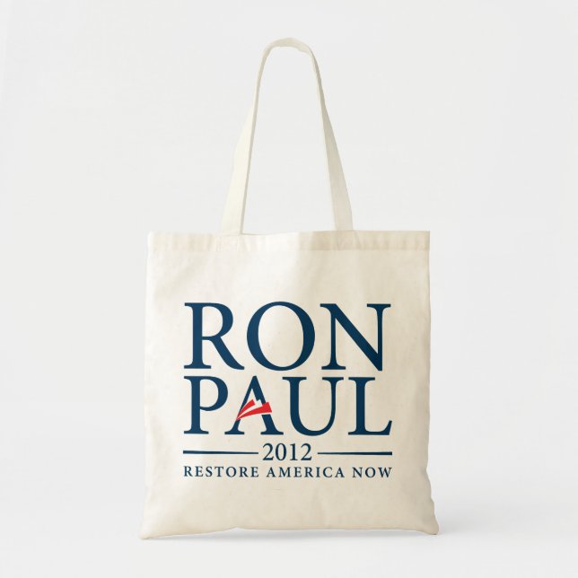 Tote O bolsa 2012 de Ron Paul (Frente)