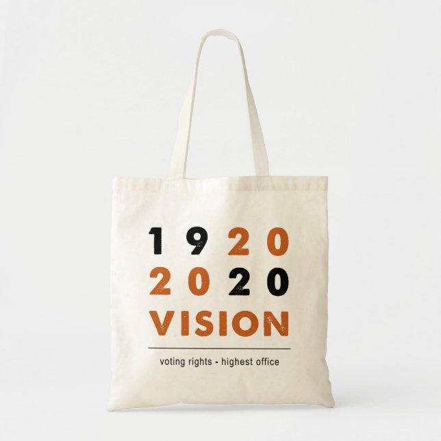 Tote O bolsa 2020 da visão (Frente)