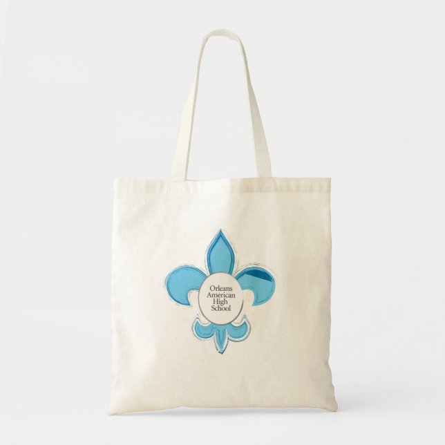Tote O bolsa 2 da flor de lis de OHS (Frente)