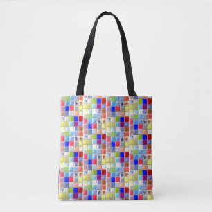 Tote O bolsa   2 do azulejo de mosaico tomou partido