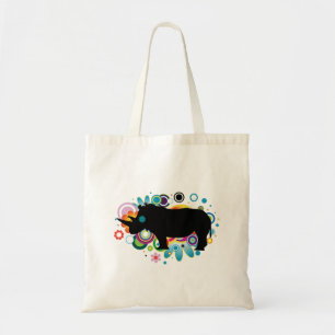 Tote O bolsa abstrato do orçamento do rinoceronte