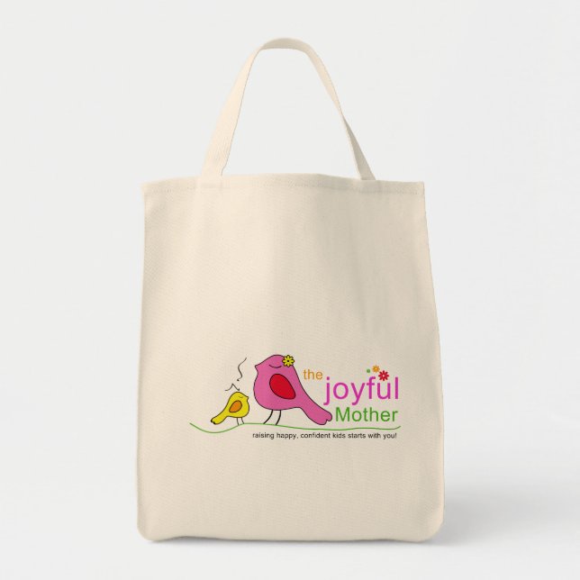 Tote O bolsa alegre do mantimento da mãe (Frente)