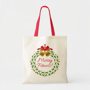 Tote O bolsa alegre do Natal da grinalda da malhação