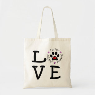 Tote O bolsa animal do orçamento do amor do salvamento