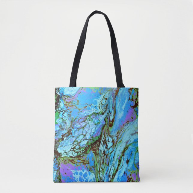 Tote O bolsa azul da fantasia (Frente)