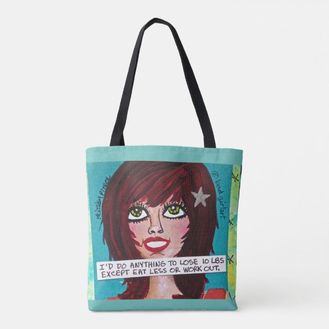 TOTE O BOLSA BAG-I " D FAZ QUALQUER COISA PERDER 10 (Verso)