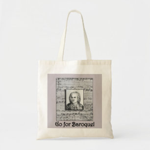 Tote O bolsa barroco da música de Bach
