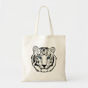 Tote O bolsa branco do tigre