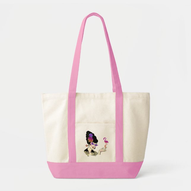 Tote O bolsa cor-de-rosa de Hon (Frente)