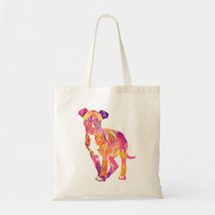 Tote O bolsa da aguarela do pop art do filhote de