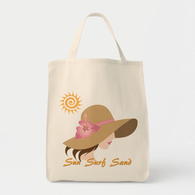 Tote O bolsa da areia do surf de Sun (Frente)