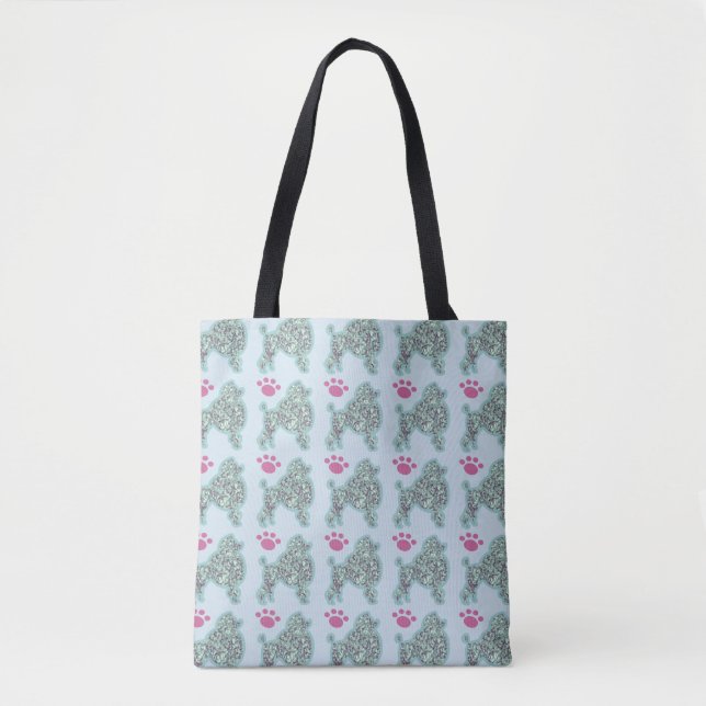 Tote O bolsa da caniche e da pata (Frente)