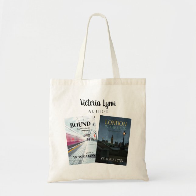 Tote O bolsa da capa do livro de Victoria Lynn (Frente)