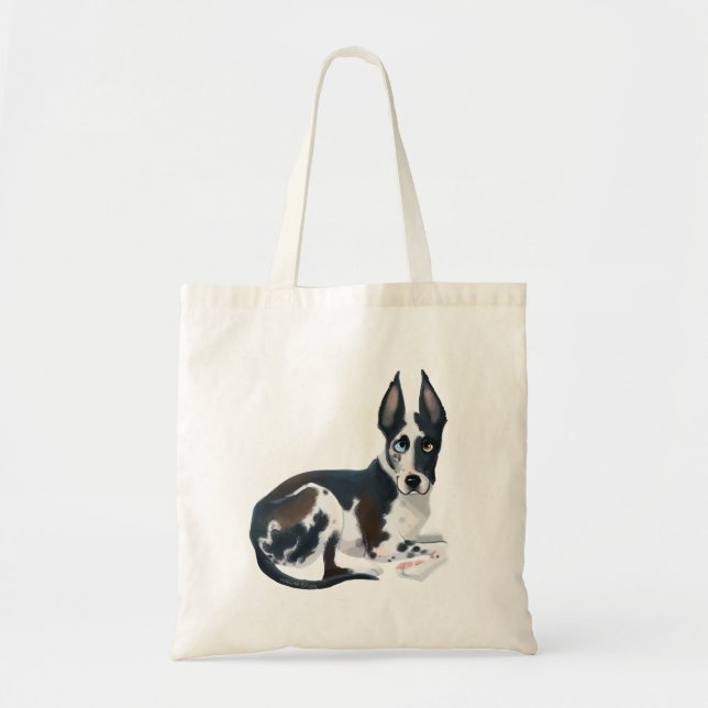 Tote O bolsa da "caricatura" da escavadora (Frente)