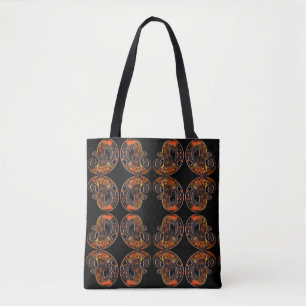 Tote O bolsa da concha de tartaruga de Paisley