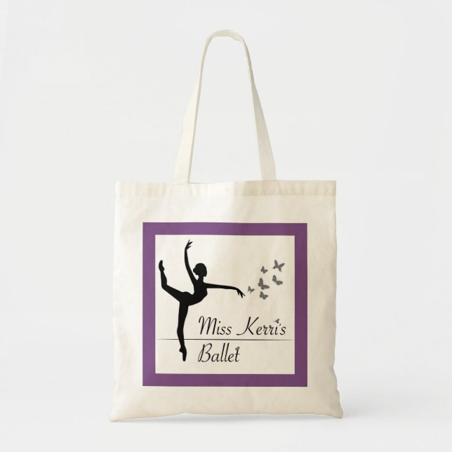 Tote O bolsa da dança do programa do balé de Aviano (Frente)