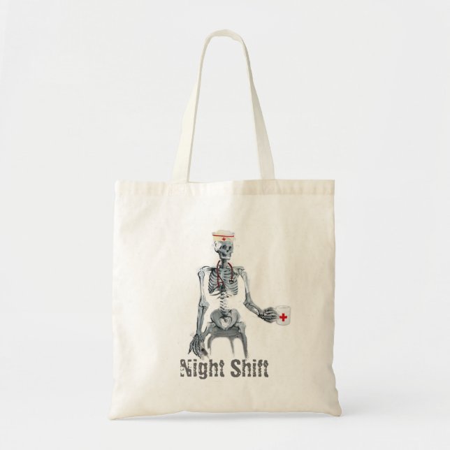 Tote O bolsa da enfermeira do turno da noite (Frente)