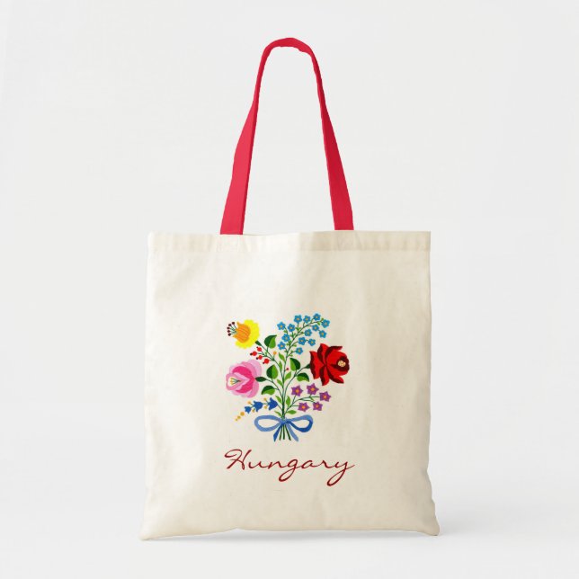 Tote O bolsa da flor de Hungria (Frente)