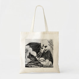Tote O bolsa da ilustração do bastão do vintage