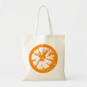Tote O bolsa da laranja da fatia do citrino