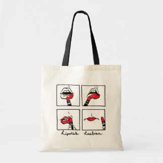 Tote o bolsa da lésbica do batom