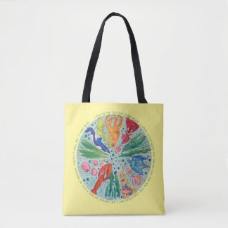 Tote O bolsa da mandala do amante do oceano
