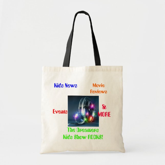 Tote O bolsa da mostra dos miúdos dos sonhadores (Frente)