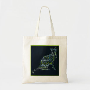 Tote O bolsa da nuvem da palavra dos amantes do gato