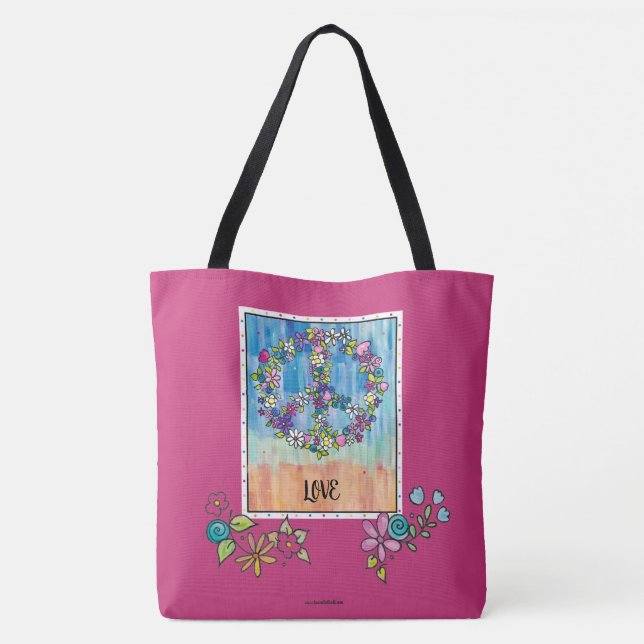 Tote O bolsa da paz e do amor (Verso)