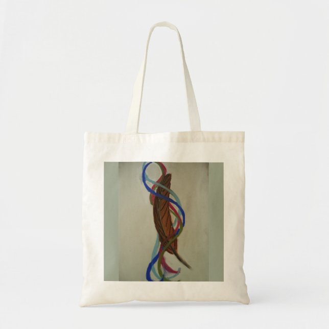 Tote o bolsa da pena dos elementos (Frente)