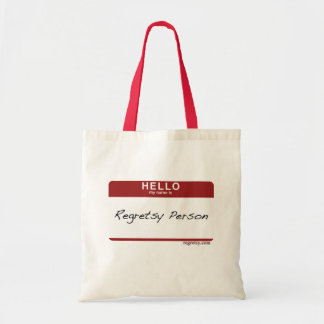 Tote O bolsa da pessoa de Regretsy