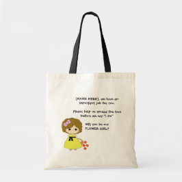 Tote O bolsa da proposta do florista - Brunette