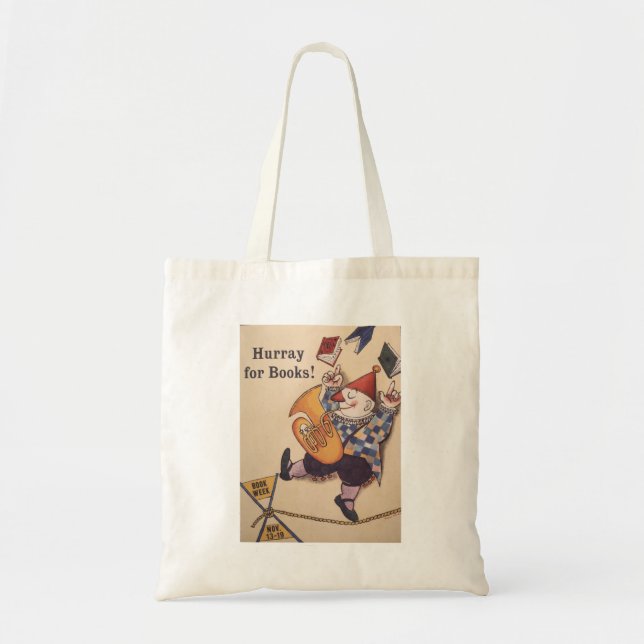 Tote O bolsa da semana de livro de 1960 crianças (Frente)