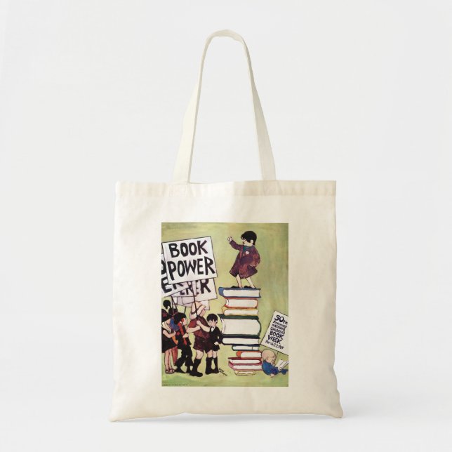 Tote O bolsa da semana de livro de 1969 crianças (Frente)
