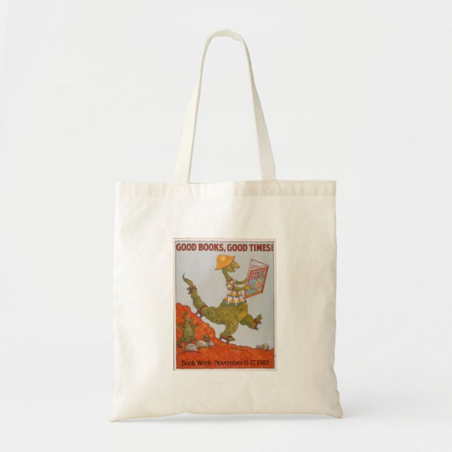 Tote O bolsa da semana de livro de 1985 crianças (Frente)