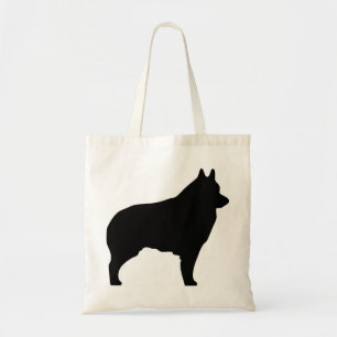 Tote O bolsa da silhueta do cão do Schipperke