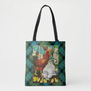 Tote O bolsa da xadrez de Tartan de Ferguson