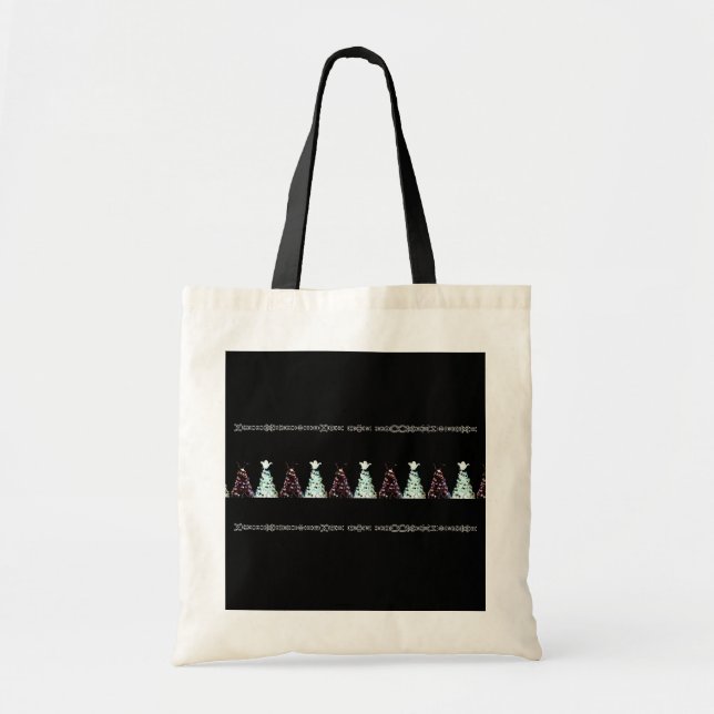Tote O bolsa das árvores de Natal (Frente)
