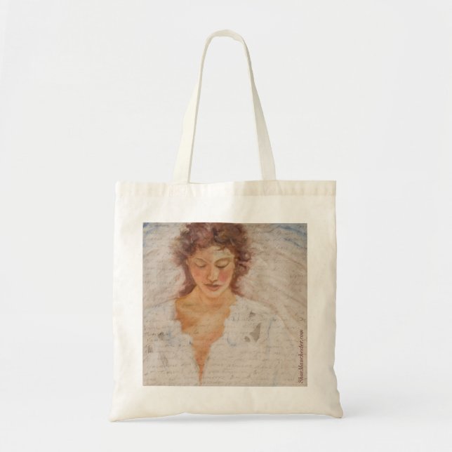 Tote O bolsa das canvas com anjo (Frente)