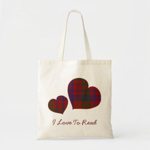 Tote O bolsa das canvas dos corações da xadrez de Ros