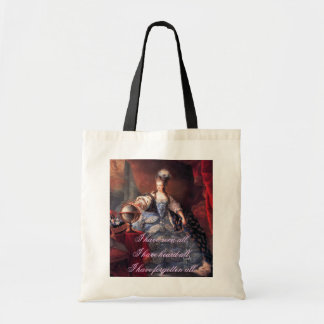 Tote O bolsa das citações de Marie Antoinette