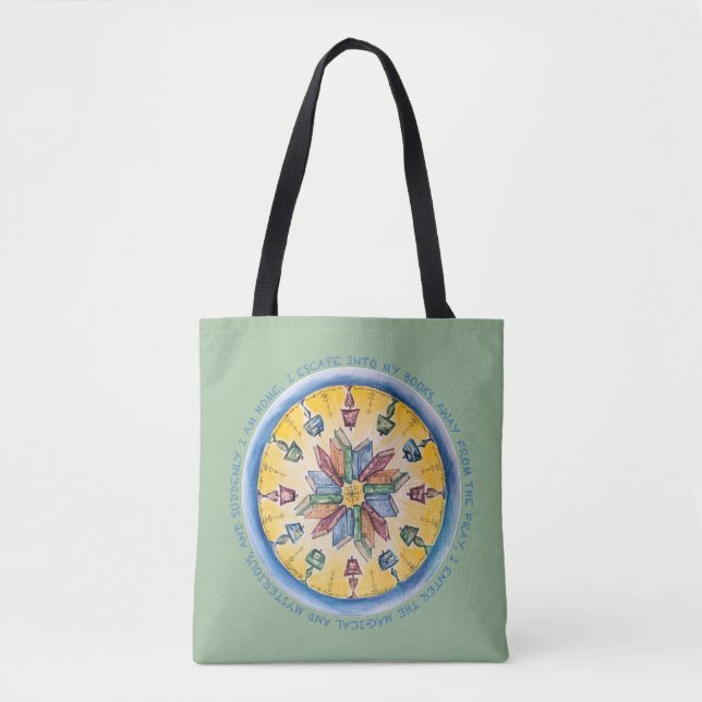 Tote O bolsa de amante de livro (Frente)