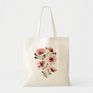 Tote O bolsa de Boho do buquê floral do vintage