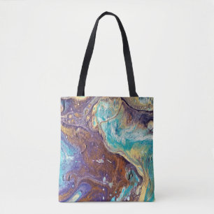 Tote O bolsa de cobre de Geode do amor