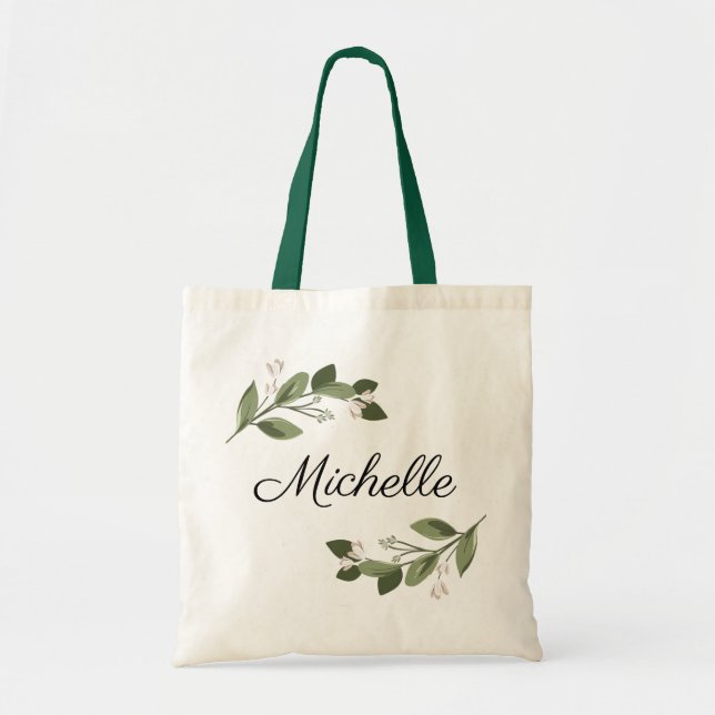 Tote O bolsa de cora dos Sprigs (Frente)