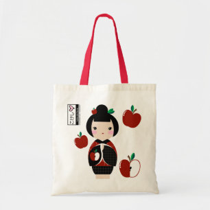 Tote O bolsa de Manzanita Kokeshi