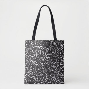 Tote O bolsa de mármore do caderno da composição