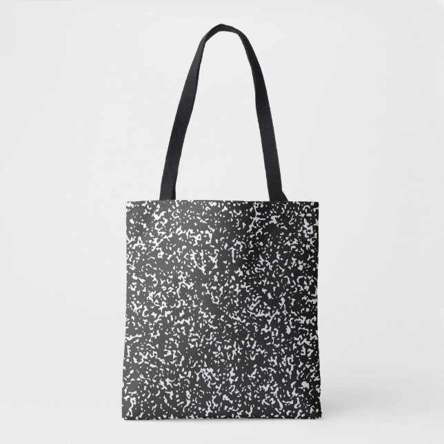 Tote O bolsa de mármore do caderno da composição (Frente)